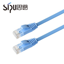 SIPU haute qualité câble couleurs cat6 plat pvc câble de cordon de raccordement